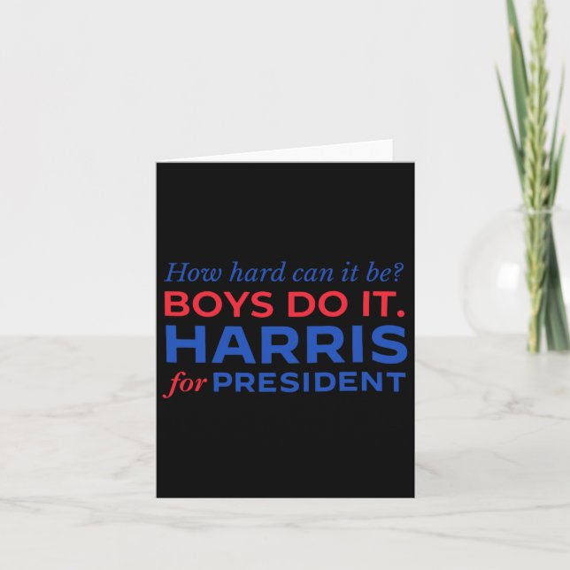 Carte Harris Comment Ça Peut Être Difficile Pour Les Gar (Devant)