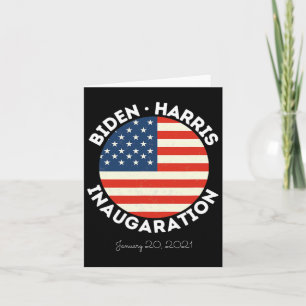 Carte Harris Inauguration 20 janvier 2021 Retro Democr