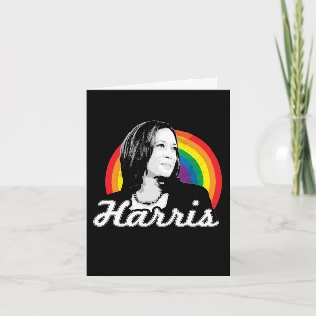 Carte HARRIS LGBTQ+ Fierté politique (Devant)