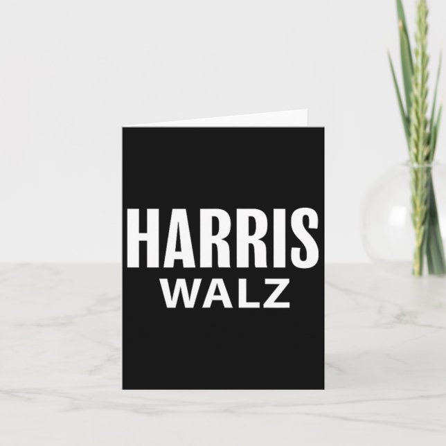 Carte Harris Tim Walz Vêtements à valse (Devant)