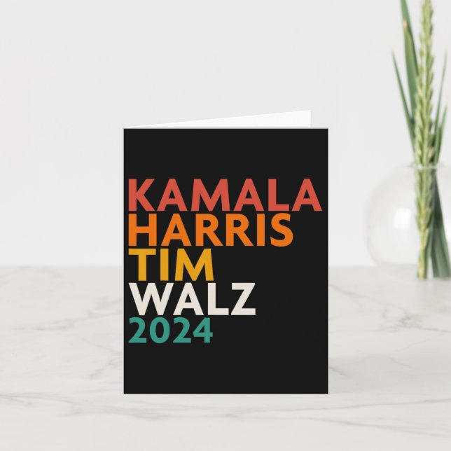 Carte Harris Waltz 2024 (Devant)