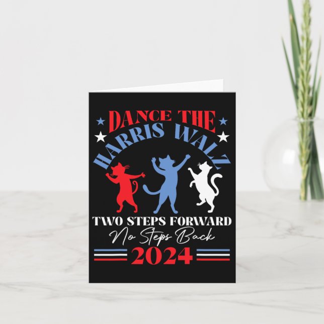 Carte Harris Waltz 2024 Cat Lady Dance 2 Steps Forward N (Devant)