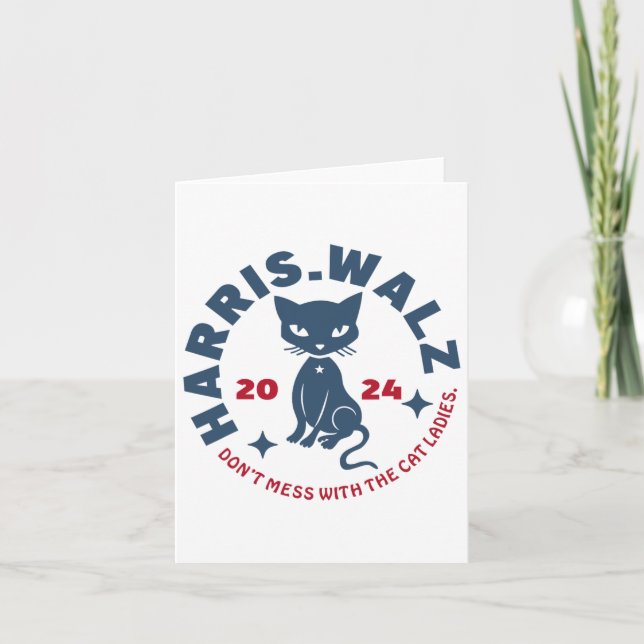 Carte Harris Waltz ne manque pas avec les femmes de chat (Devant)