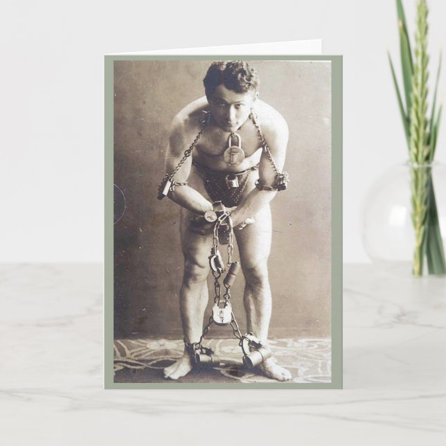 Carte Harry Houdini (Devant)