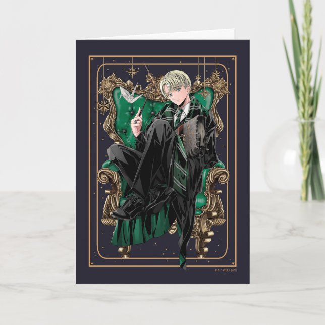 Carte HARRY POTTER™ | Anime Draco Malfoy Assis (Devant)