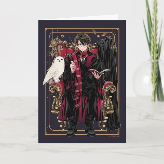 Carte HARRY POTTER™ | Anime HARRY POTTER™ assis (Devant)