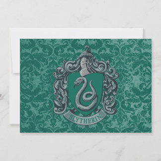 Carte Harry Potter | Blason de Serpentard Vert