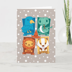 CARTE HARRY POTTER™   CARTOON HOGWARTS™ MAISONS