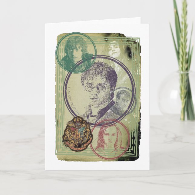 Carte Harry Potter Collage 9 (Devant)