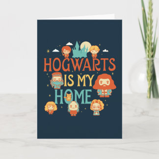 CARTE HARRY POTTER™| HOGWARTS™ EST MA MAISON