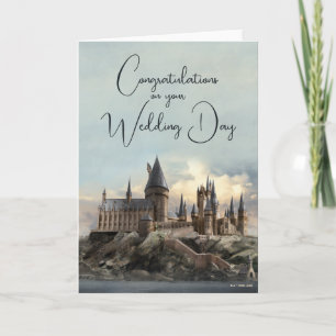 Carte Harry Potter   Mariage au château de Poudlard