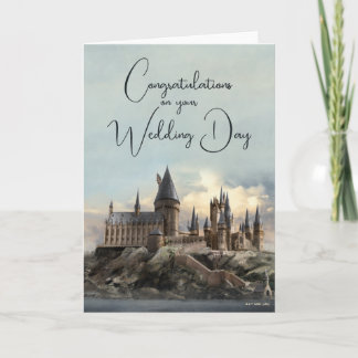 Carte Harry Potter | Mariage au château de Poudlard
