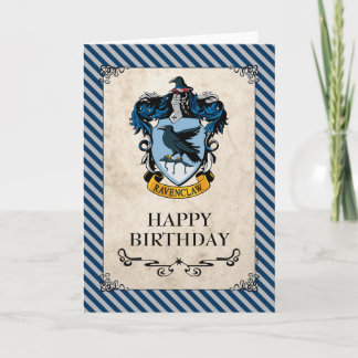 Carte Harry Potter | Ravenclaw Joyeux Anniversaire