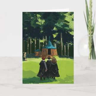 Carte HARRY POTTER™, Ron, & Hermione à Hagrid's Hut
