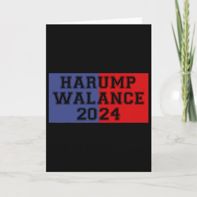 Carte Harump Walance 2024 Shirt Harris Trump Wheimer Van (Devant)