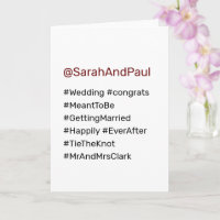 hashtags drôle mariage marié félicitations