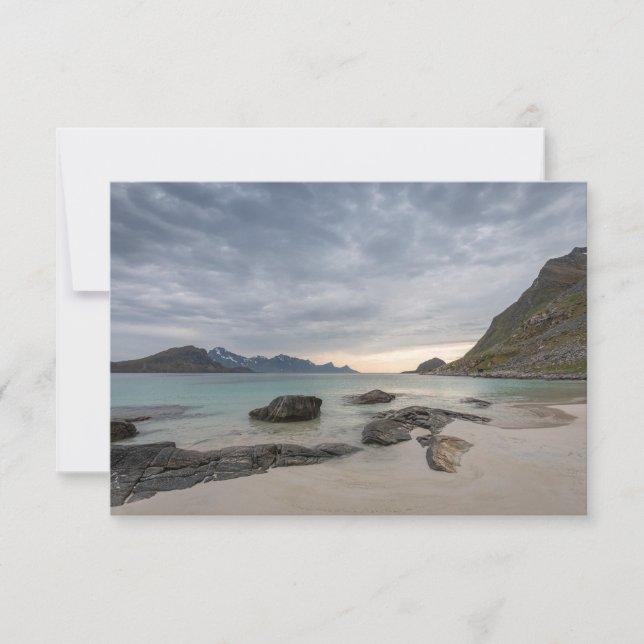 Carte Haukland Beach (Devant)