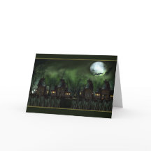 Carte Haunted Houses Halloween