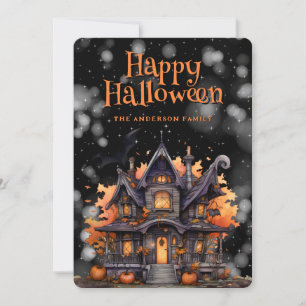 Carte Hauny Halloween Citrouilles Hauny