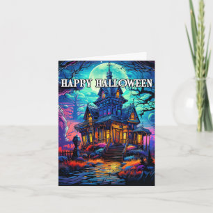 Carte Hauny House Happy Halloween
