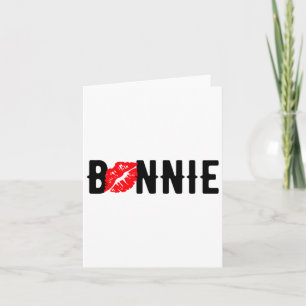 Carte Haut assorti couple amour Saint-Valentin Bonnie Cl