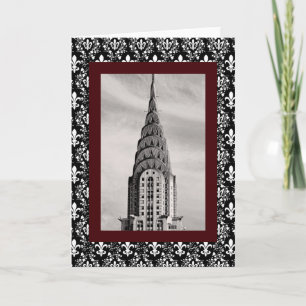 Carte Haut du Chrysler Building NYC - B&W