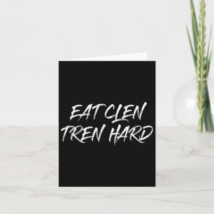 Carte Haut Qui Dit Manger Clen Tren Dur Bodybuilder Cade