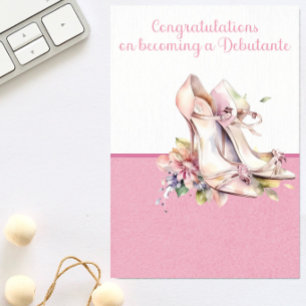 Carte Haut talons pour boule Debutante