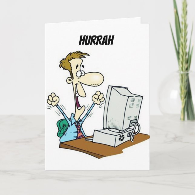 CARTE ****HAUTE TECHNOLOGIE**** SOUHAITS DE 40E ANNIVERS (Devant)