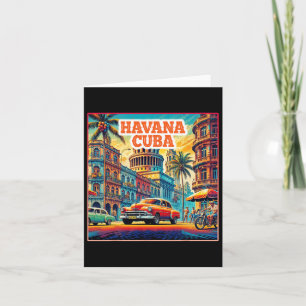 Carte Havana Cuba Chemises Famille Voyage Tourisme Vinta