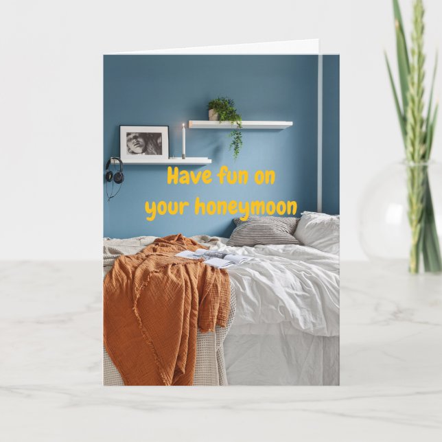 Carte Have fun on your honeymoon. (Devant)