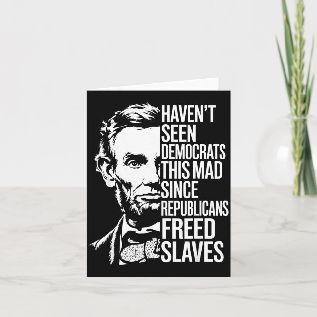 Carte Haven't Seen Democrats This Mad Since Republicans  (Devant)