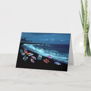 Carte Hawaii Flip Flop Beach Party