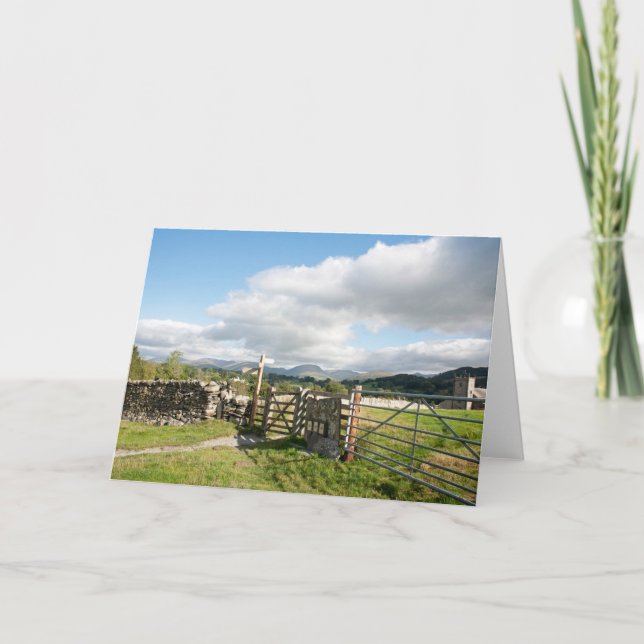 Carte Hawkshead Cumbria Angleterre (Devant)