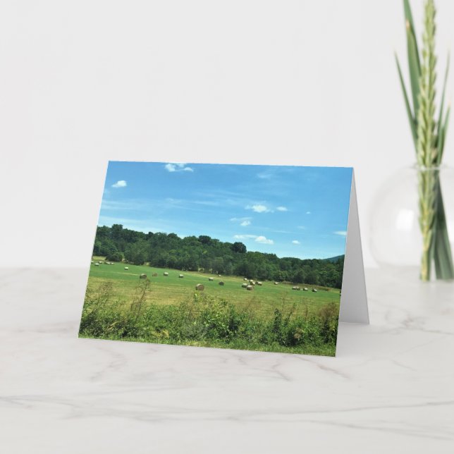 Carte Hay Bales, Wytheville, Virginie (Devant)