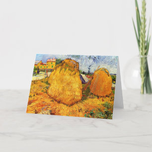 Carte Haystacks en Provence par Vincent van Gogh