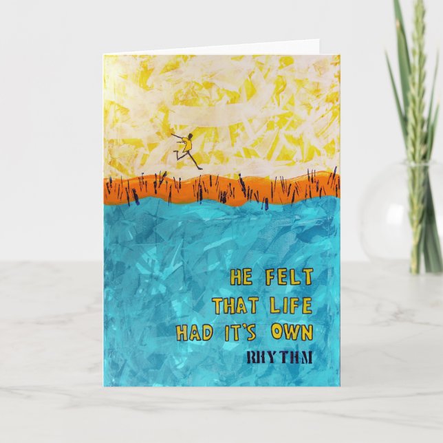 Carte Hé, c'est Life qui a RHYTHM (Devant)