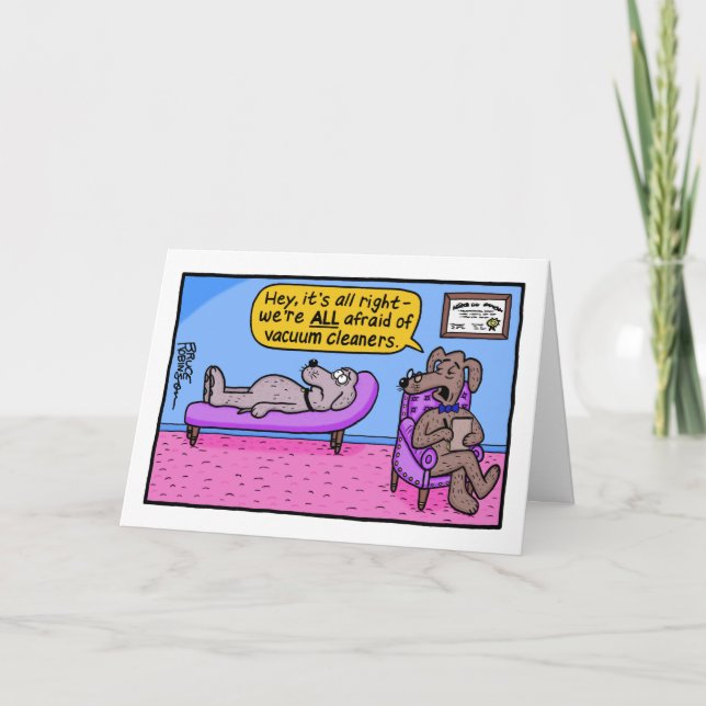 Carte Hé, tout va bien - nous avons tous peur... (Devant)