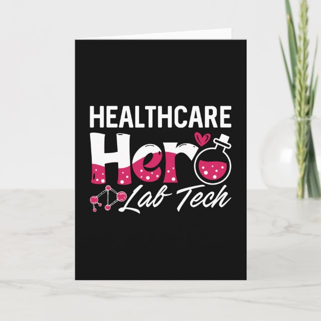 Carte Healthcare Hero Lab Tech Laboratory Technician (Devant)