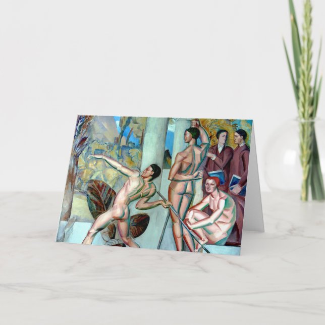 Carte Healthy Mind in a Healthy Body Fine Art Card (Devant)