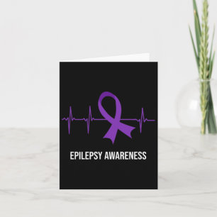 Carte Hearbeat Ecg Design Epilepsy Awareness