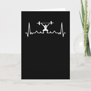 Carte Hearbeat Powerlifting Dire Gift Retro