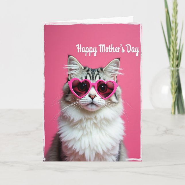 Carte Heart Glasses Mothers Day Card (Devant)