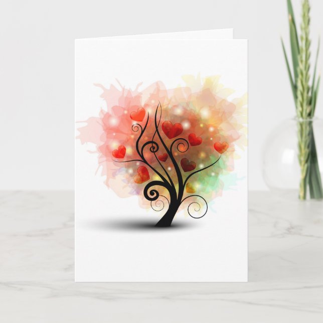 Carte Heart Tree (Devant)