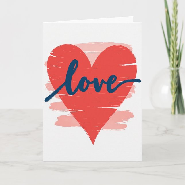 Carte Heartfelt Love Painting Card (Devant)