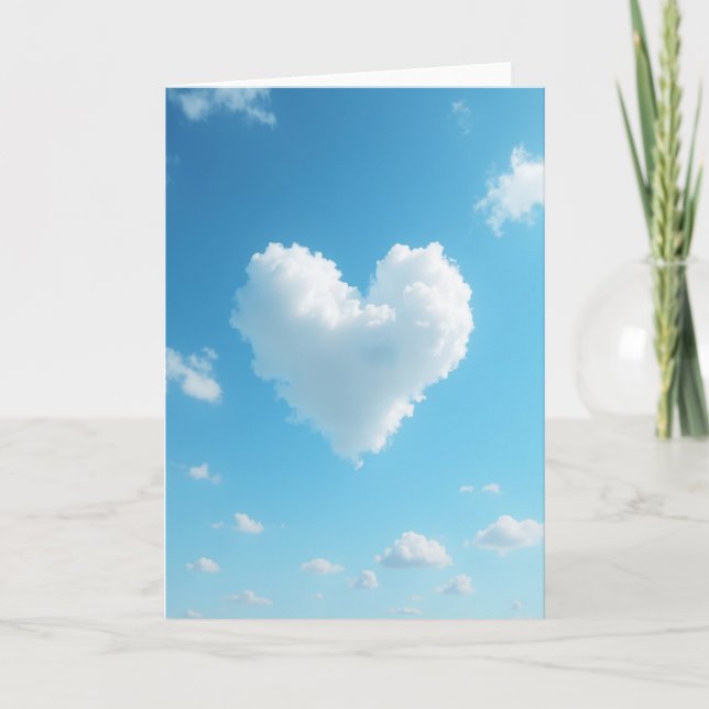 Carte Heartfelt Sky Heart Card (Devant)