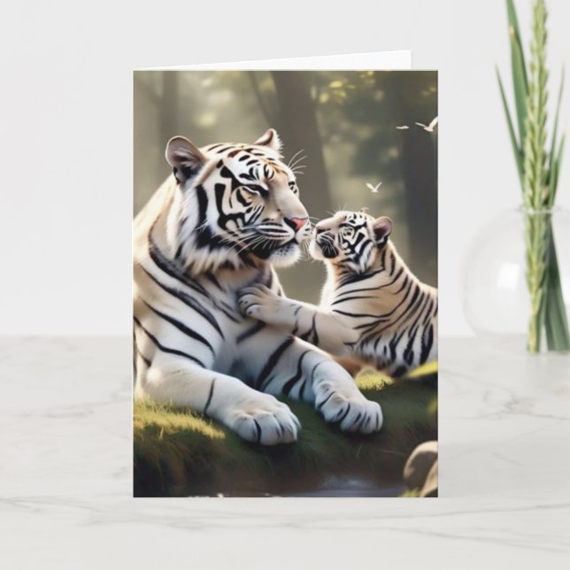 Carte Heartfelt Tiger Moments – Greeting Card (Devant)