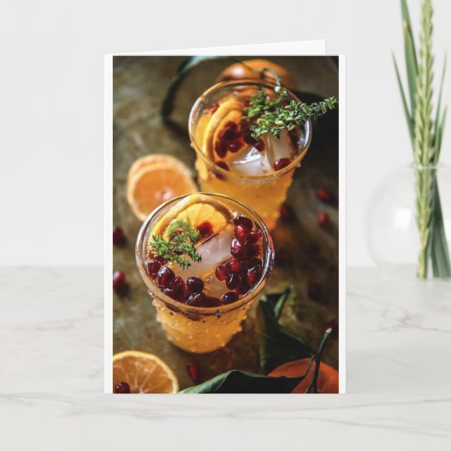 CARTE ***HÉBERGEMENTS EN VACANCES DE NOËL/NOUVELLE ANNÉE (Devant)