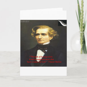Carte Hector Berliot Citation Chance De Talent Cadeaux &