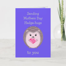 Hedgehog de la Fête des Mères Hedgehog Hedge avec 